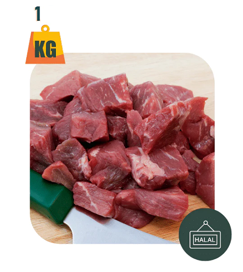 1kg Frozen Beef BONELESS