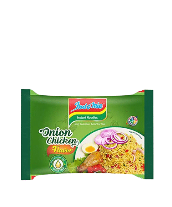 Box of Indomie onion chicken flavour