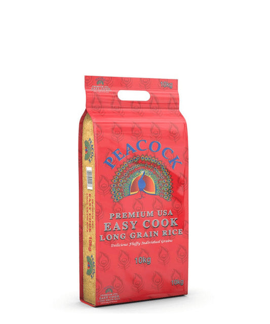 Peacock Easy Cook Long Grain Rice 10kg