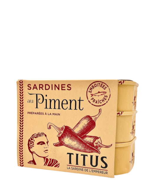 Titus Sardine Sunflower Oil & Chilli