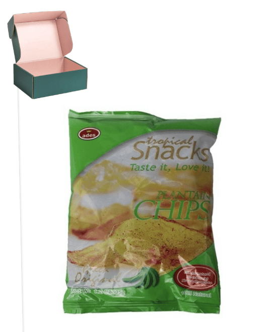 Ade’s Plantain Chips Green Box