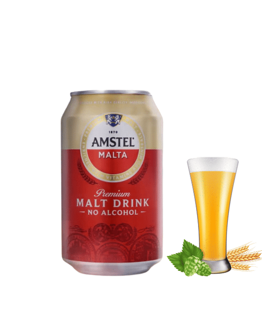 Amstel Malta Can x 24