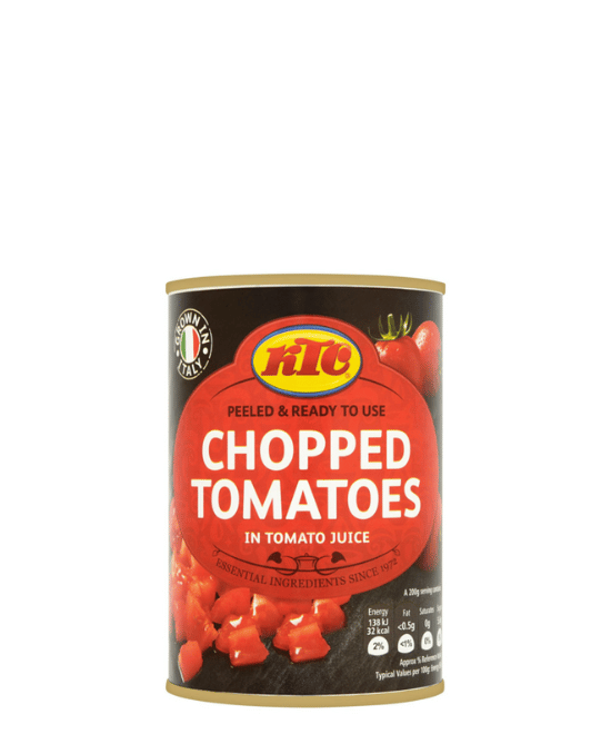 KTC Chopped Plum Tomatoes – Case (12 cans)