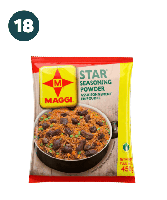Maggi Star Seasoning Powder Box of 18 x 450g