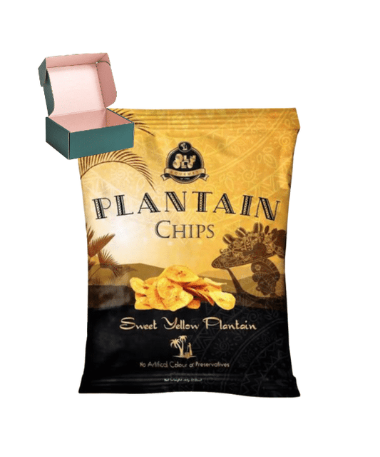 OluOlu Plantain Chips Sweet x 24 – Yellow