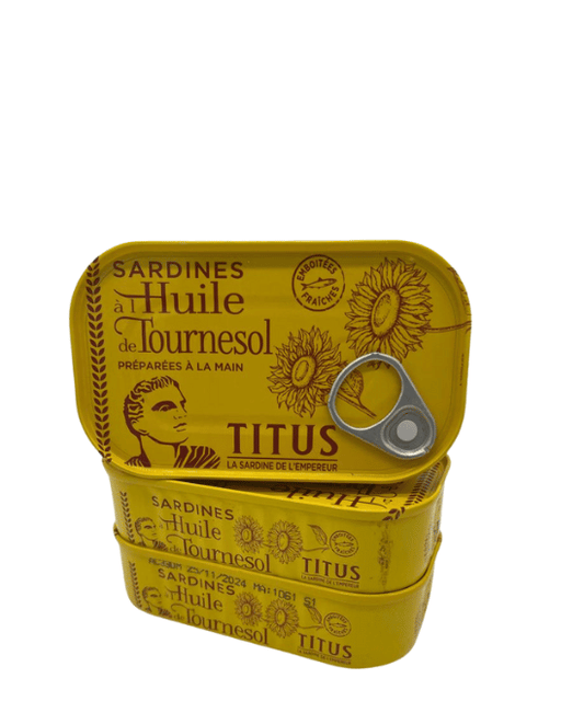 Titus Sardine in Sunflower Oil – PACK OF 3